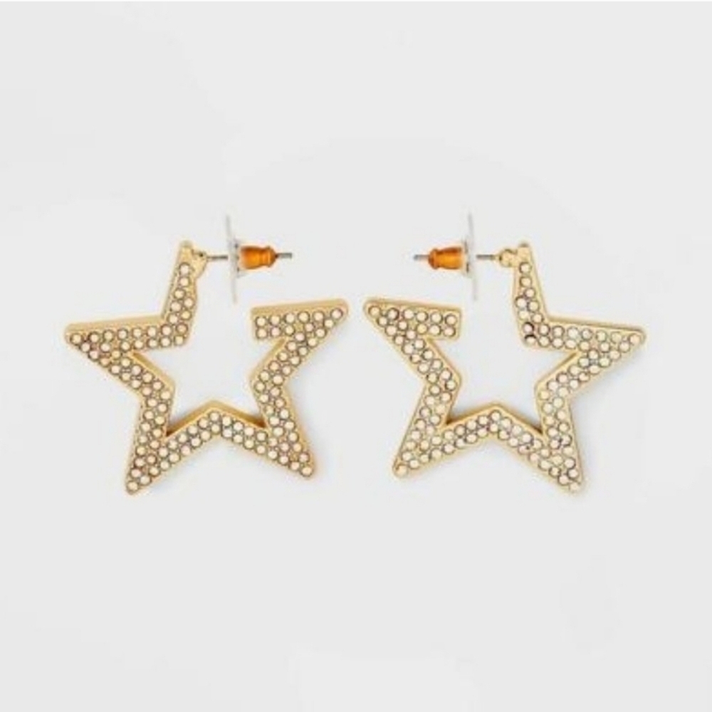 💛▪️ Sugarfix▪️ by BaubleBar "Wish Upon A Star"  Earrings - Gold ✨️⚡️